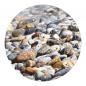 Preview: Anti-Rutsch-Duschmatte, Steine, 55 cm rund, selbstklebend