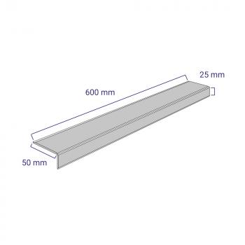 Stair nosing profile Thin - Medium R13 - 50 mm