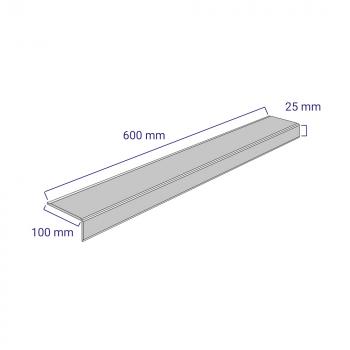 Treppenkantenprofil Thin -  Medium R13 - 100 mm
