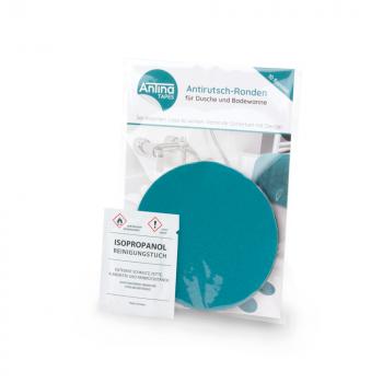 8 Anti-Rutsch-Ronden Verlegen türkis