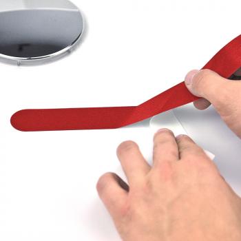 8 Anti-Rutsch-Streifen Verlegen rot