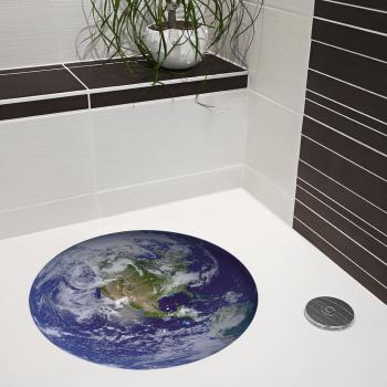 shower mat earth inspiration