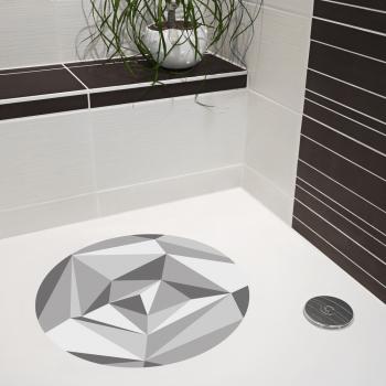 shower mat geometric inspiration