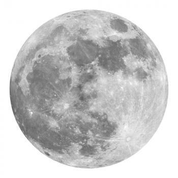 Anti-Rutsch-Duschmatte, Mond, 55 cm rund, selbstklebend