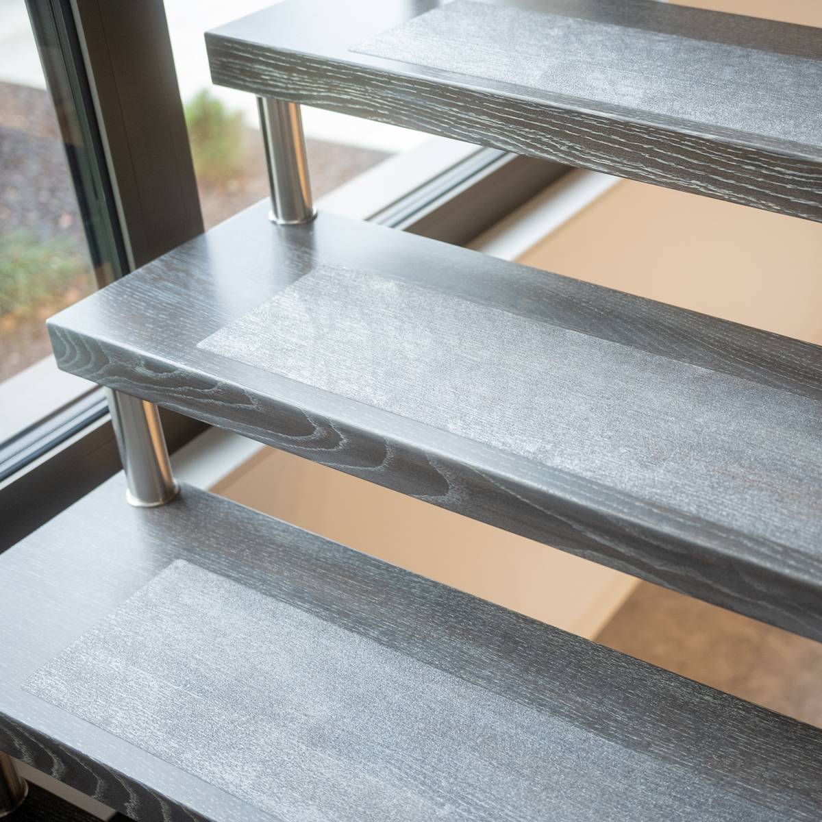 Design-Antirutsch Treppenstufenmatten UNICO für Schnee & Eis