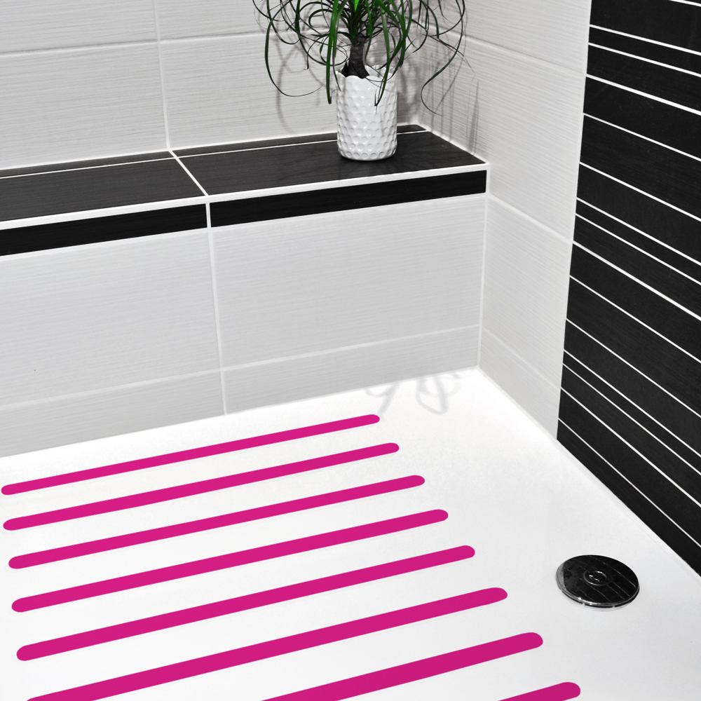 Anti-Rutsch-Streifen für Duschen & Badewannen, farbig Typ-C DIN 51097
