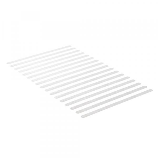 Anti-slip stripes, soft, transparent, self-adhesive, barefoot friendly,Treppe