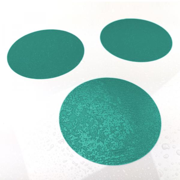 8 Anti-Rutsch-Ronden türkis