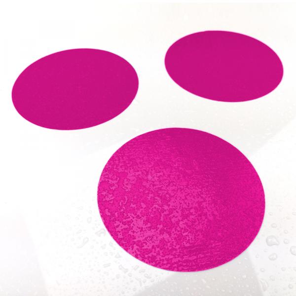 8 Anti-Rutsch-Ronden pink