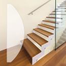 Anti-slip stair foil, semicircular , self-adhesive